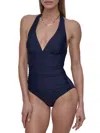 Dkny Women's Halter One Piece Swimsuit