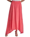 Dkny Handkerchief Hem Maxi Skirt In Lght Fatig