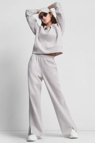 Dkny Women's Hd Logo Track Pants With Pockets In Gray