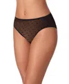 Dkny Heart Mesh Bikini In Black