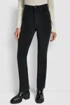 Dkny Women's High-rise Bootcut Pants In Black