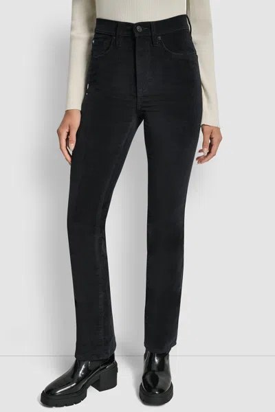 Dkny Women's High-rise Bootcut Pants In Black