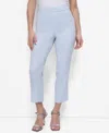 Dkny Women's High Rise Cropped Straight-leg Pants In Skyway