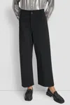 Dkny Women's High Rise Cropped Wide Leg Pants In Multi