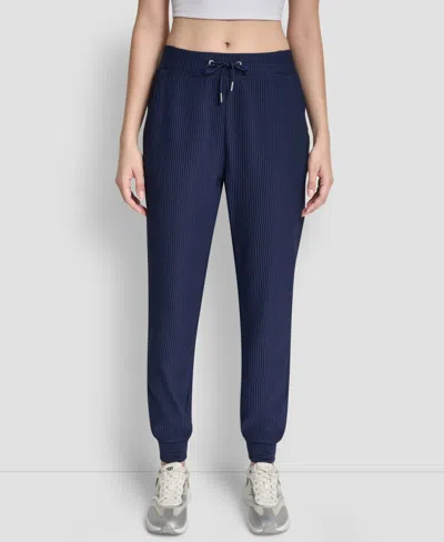 Dkny Women's High-rise Jogger Pants In Blue