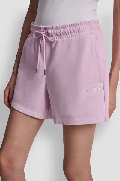 Dkny Women's High-rise Logo Sweat Shorts