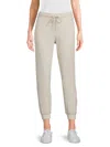 Dkny Women's High Rise Slim Fit Joggers In Pebble