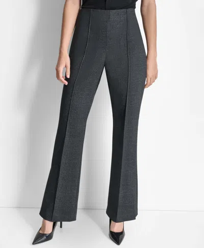 Dkny Womens Wide-leg High Rise Trouser Pants In Multi | ModeSens