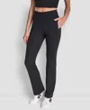 Dkny Women's High Waist Bootcut Pants In Black