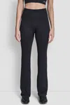 Dkny Women's High Waist Seamless Flare Pants In Black