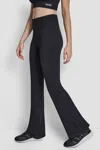 Dkny Women's High Waist Seamless Flare Pants In Black