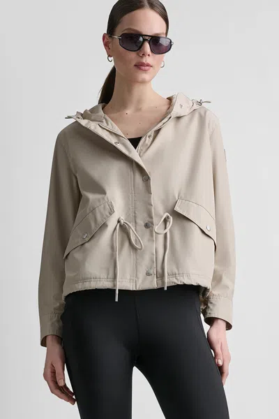 Dkny Women's High-low Cropped Jacket In Black