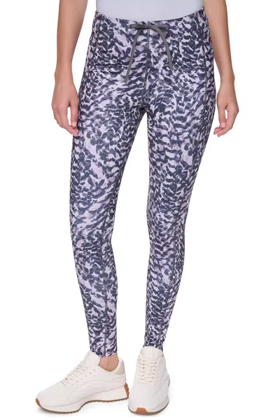 Dkny Women's High-rise Side Pocket Legging In Gray
