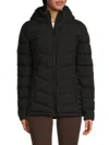 Dkny Women's Hooded Puffer Jacket In Multi