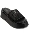 Dkny Iredell Platform Sandal In Black
