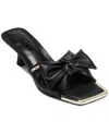 Dkny Women's Jalta Bow Slide Dress Sandals In Black