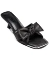 Dkny Women's Jalta Bow Slide Dress Sandals In Black