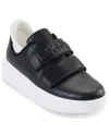 Dkny Jamiah Platform Sneaker In Black And White