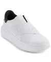 Dkny Jaye Platform Sneaker In White,black