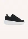 Dkny Mesh Sneaker In Black