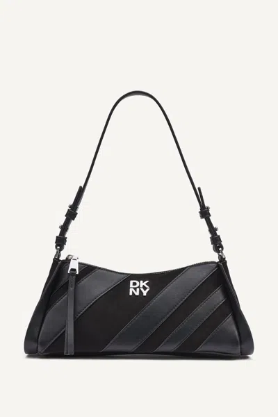 Dkny Women's Josie Shoulder Bag In Black/silver