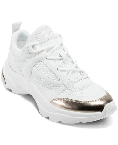 Dkny Women's Juna Lace-up Sneakers In White