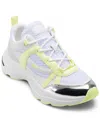 Dkny Women's Juna Lace-up Sneakers In White,chamomile