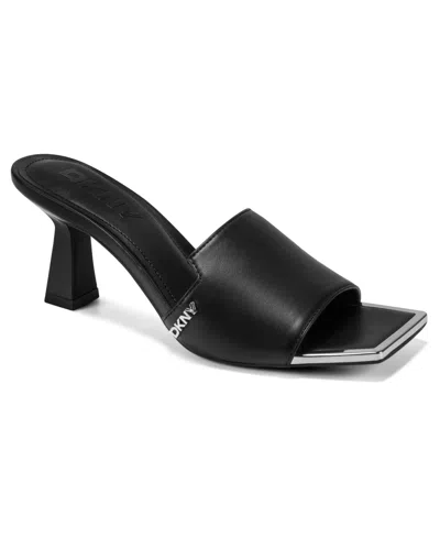 Dkny Women's Kailyn Slip-on Mule Sandals In Black