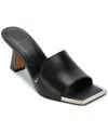 Dkny Kailyn Womens Block Heel Man Made Slide In Black