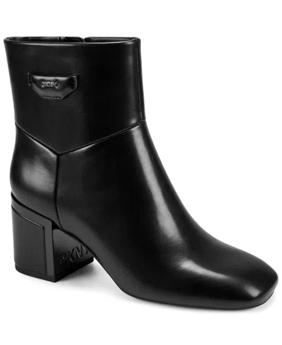 Dkny Women's Kendra Block Heel Dress Booties In Black
