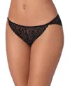 Dkny Women's Lace Deco Bikini Underwear Dk8552 In Black