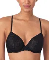 Dkny Lace Deco Underwire Bra In Black