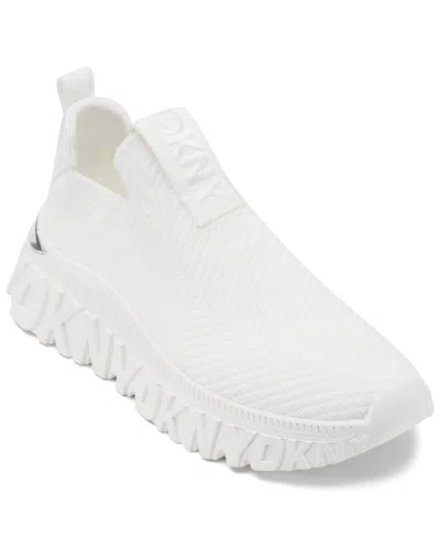 Dkny Women's Lafox Slip-on Sneakers In Bright White