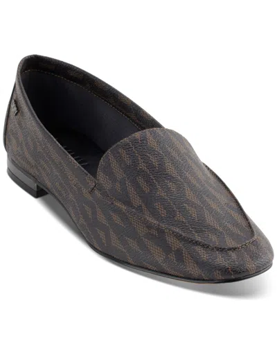 Dkny Women's Laili Slip-on Loafer Flats In Black Logo