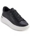 Dkny Women's Larissa Lace Up Platform Sneakers In Black