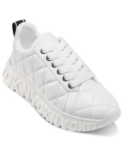 DKNY WOMEN'S LATHEN LACE UP SNEAKERS