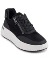 Dkny Women's Laurence Zip Sneakers In Black