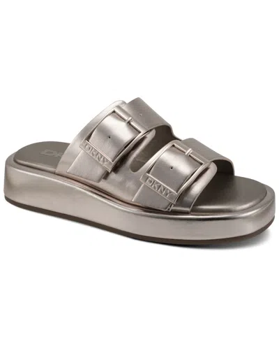 Dkny Women's Leocadia Platform Sandals In Gray