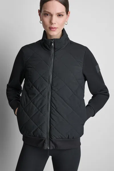 Dkny Women's Light Weight Hybrid Jacket In Black