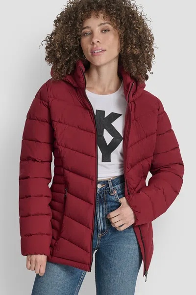 DKNY WOMEN'S LIGHTWEIGHT PUFFER JACKET