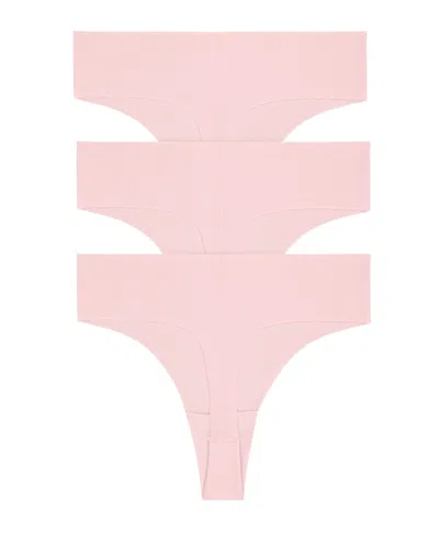 Dkny Women's Litewear Cut Anywear Thong Underwear 3 Pack