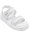 Dkny Owyn Platform Sandal In White