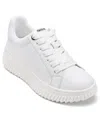 Dkny Women's Lobeco Lace-up Platform Sneakers In White