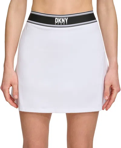 Dkny Balance Compression Skort In White