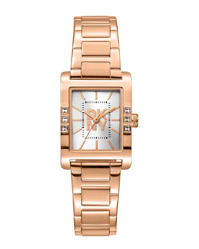 Dkny Women's Logo Watch In Gold