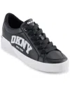 Dkny Women's Maben Varsity Lace-up Sneakers In Black