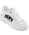 Dkny Women's Maben Varsity Lace-up Sneakers In White