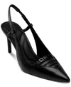 Dkny Malden Slingback Pointed Toe Pump In Black
