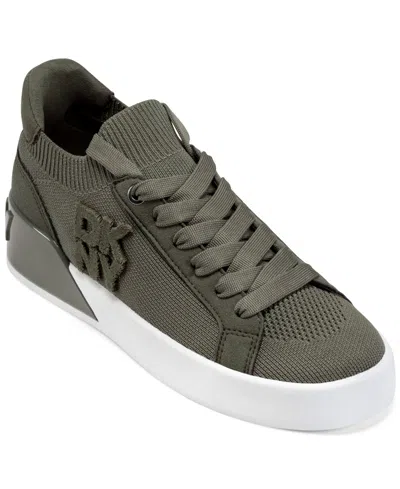 Dkny Women's Mallory Lace-up Sneakers In Green