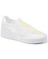 Dkny Marta Mesh Sneaker In White